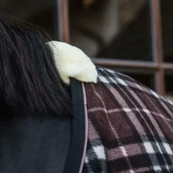 Kentucky Horsewear - Chemise séchante Fleece Heavy carreaux brun Marron Clearance