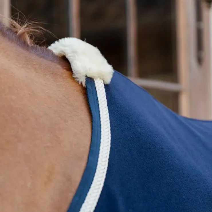 Kentucky Horsewear - Chemise polaire Fleece Rug Plaited Rope Marine Sale