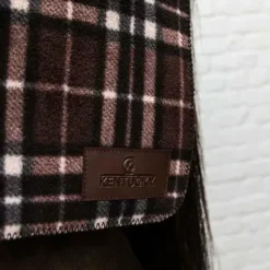 Best Kentucky Horsewear - Couverture Séchante carré heavy carreaux brun Marron