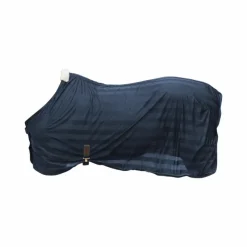 Kentucky Horsewear - Couverture anti-mouches légère rayée Marine Sale