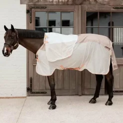 Kentucky Horsewear - Couverture anti-mouches Combo Comfort 0g Beige New