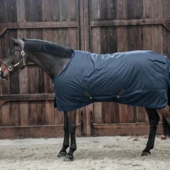 Discount Kentucky Horsewear - Couverture d’extérieur all weather hurricane 150g Marine