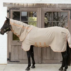 Best Kentucky Horsewear - Couverture anti-mouches Confort Beige