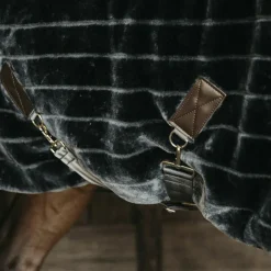 Clearance Kentucky Horsewear - Couverture de box en fausse fourrure e 400g Gris