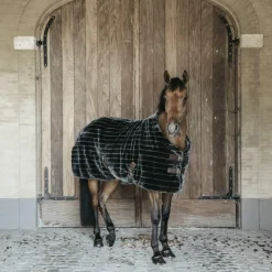 Clearance Kentucky Horsewear - Couverture de box en fausse fourrure e 400g Gris