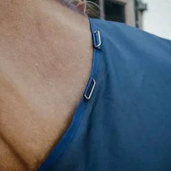 Outlet Kentucky Horsewear - Couverture d'extérieur Turnout Rug All Weather waterproof Comfort 0g Marine