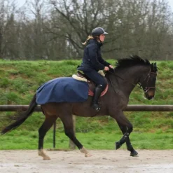 Clearance Kentucky Horsewear - Couvre-reins carré imperméable 600D 160g Marine