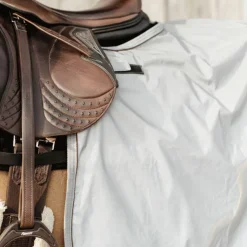 Best Kentucky Horsewear - Couvre-reins carré refléchissant 160 g Gris