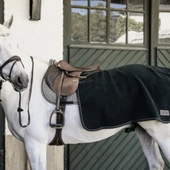 Kentucky Horsewear - Couvre reins carré Heavy Fleece 0g Vert Online