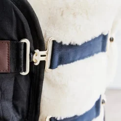 Best Kentucky Horsewear - Extension de poitrail mouton vegan 2 boucles Beige