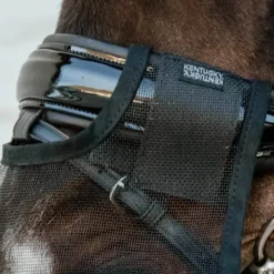 Clearance Kentucky Horsewear - Filet de nez anti-mouches Noir