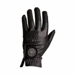 Outlet Kentucky Horsewear - Gants d'équitation Grip Glitter Noir