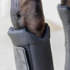 Best Kentucky Horsewear - Guêtres d'écurie Protect Classic antérieurs (x2) Noir