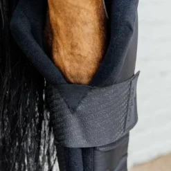 New Kentucky Horsewear - Guêtres d'écurie longues Protect postérieurs (x2) Noir