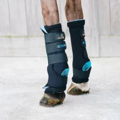 Kentucky Horsewear - Guêtres de repos magnétiques Recuptex x2 Noir