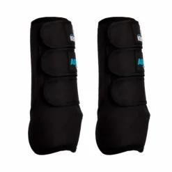 Kentucky Horsewear - Guêtres de cross antérieurs 3D Air Flow Noir New