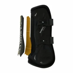 Discount Kentucky Horsewear - Guêtres ouvertes Bamboo Elastic x2 Noir