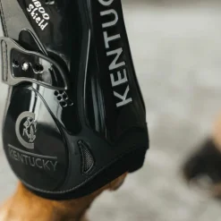 Discount Kentucky Horsewear - Guêtres ouvertes Bamboo Elastic x2 Noir