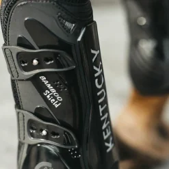 Discount Kentucky Horsewear - Guêtres ouvertes Bamboo Elastic x2 Noir