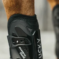 Discount Kentucky Horsewear - Guêtres ouvertes Bamboo Elastic x2 Noir