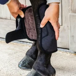 Hot Kentucky Horsewear - Guêtres de cross antérieurs 3D Air Flow Skin Friendly Noir