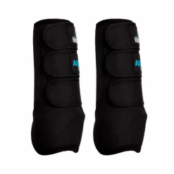 Hot Kentucky Horsewear - Guêtres de cross antérieurs 3D Air Flow Skin Friendly Noir