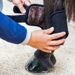 New Kentucky Horsewear - Guêtres de cross courtes postérieurs 3D Air Flow Skin Friendly Noir