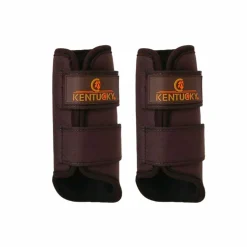 Kentucky Horsewear - Guêtres cheval 3D Spacer Turnout Boots x2 Marron Best