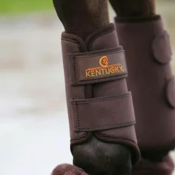 Kentucky Horsewear - Guêtres cheval 3D Spacer Turnout Boots x2 Marron Best