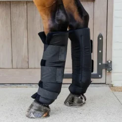 Outlet Kentucky Horsewear - Guêtres d'écurie Protect Classic postérieurs (x2) Noir