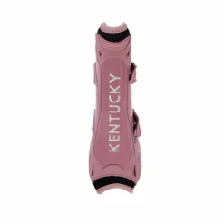 Kentucky Horsewear - Guêtres ouvertes Bamboo Elastic vieux x2 Rose New