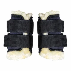 Best Kentucky Horsewear - Guêtres mouton antérieurs motif cheval Sammy Collection Noir