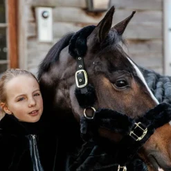 Kentucky Horsewear - Licol de transport mouton Noir