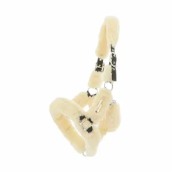 Clearance Kentucky Horsewear - Licol de transport mouton blanc Ecru