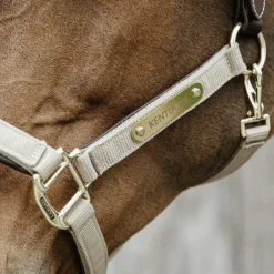 Discount Kentucky Horsewear - Licol anatomique nylon Beige