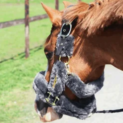 Kentucky Horsewear - Licol de transport mouton gris Online