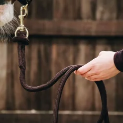 Kentucky Horsewear - Longe avec mousqueton chocolat New