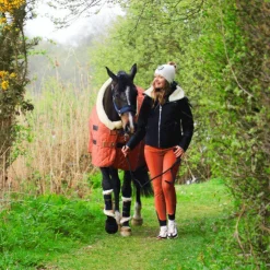 Kentucky Horsewear - Longe nylon 2m Velvet Marine Clearance