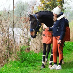 Kentucky Horsewear - Longe nylon 2m Velvet Marine Clearance