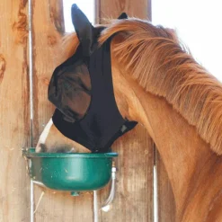 Kentucky Horsewear - Masque anti-mouches Slim Fit poneys Noir Hot