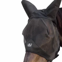 Kentucky Horsewear - Masque anti-mouches oreilles anti-bruit Noir Outlet