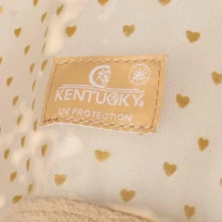 Clearance Kentucky Horsewear - Masque anti-mouches Heart avec oreilles et nez Beige