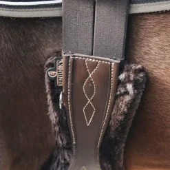 Outlet Kentucky Horsewear - Mouton amovible sangle anatomique Marron