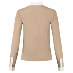 Discount Kentucky Horsewear - Polo de concours manches longues femme Heritage Air Beige