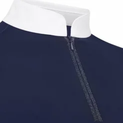 Kentucky Horsewear - Polo de concours manches longues femme Classic Marine Best
