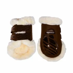 Online Kentucky Horsewear - Protège boulet élastique mouton haut Marron