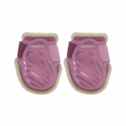 Best Kentucky Horsewear - Protège-boulets jeunes chevaux mouton vegan vieux Rose