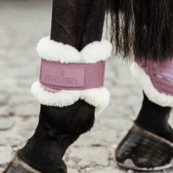 Best Kentucky Horsewear - Protège-boulets jeunes chevaux mouton vegan vieux Rose