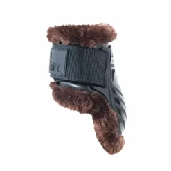 Kentucky Horsewear - Protège-boulets jeunes chevaux mouton vegan mouton marron Noir