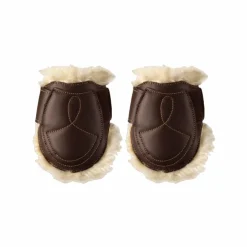 Kentucky Horsewear - Protège-boulets cuir mouton Marron Online
